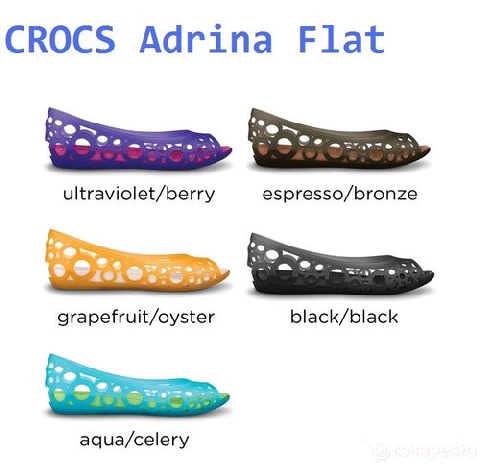 crocs adrina flat